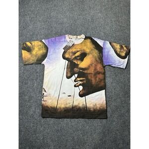 Mens All Over Print Salvador Dali Homme et Femme Art Graphic Tee, Size XL
